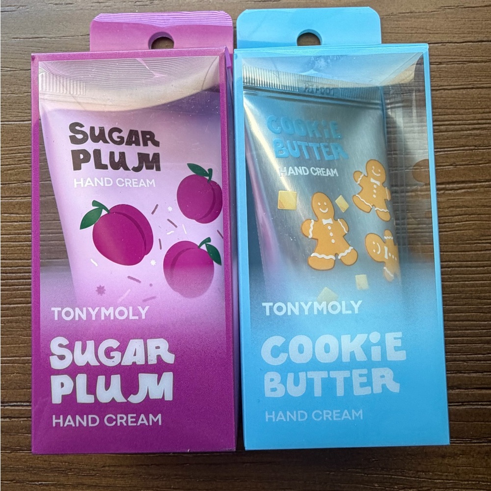TONYMOLY Hand Cream Set - Sugar Plum & Cookie Butter
